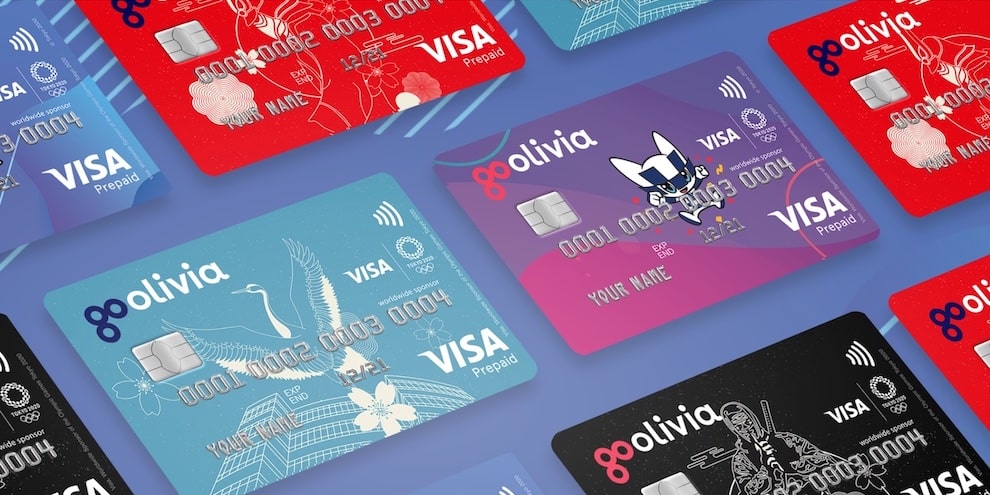 Introducing our new Visa cards inspired by the Olympic Games Tokyo 2020